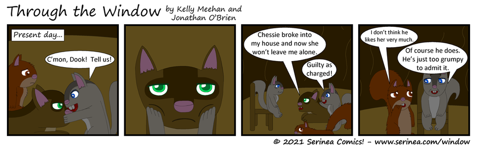 Page #268: "She won't leave me alone." (Through the WIndow)