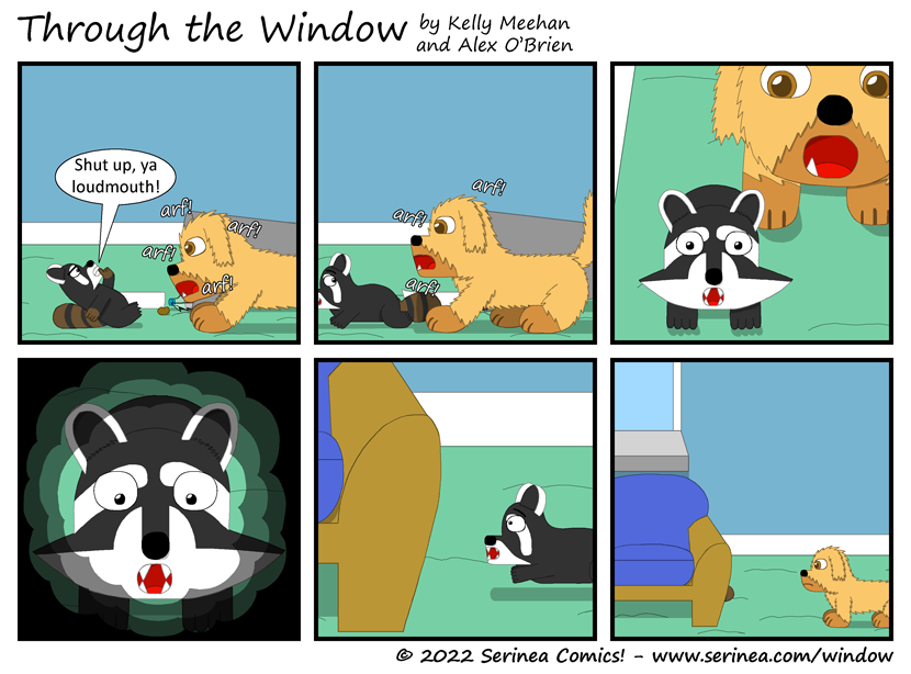 Page #358: "Shut up!" (Trash Bin Heist)