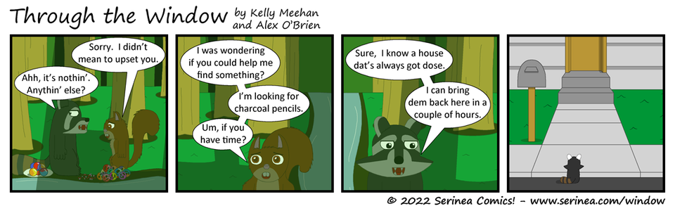 Page #352: "I didn't mean to upset you." (Trash Bin Heist)