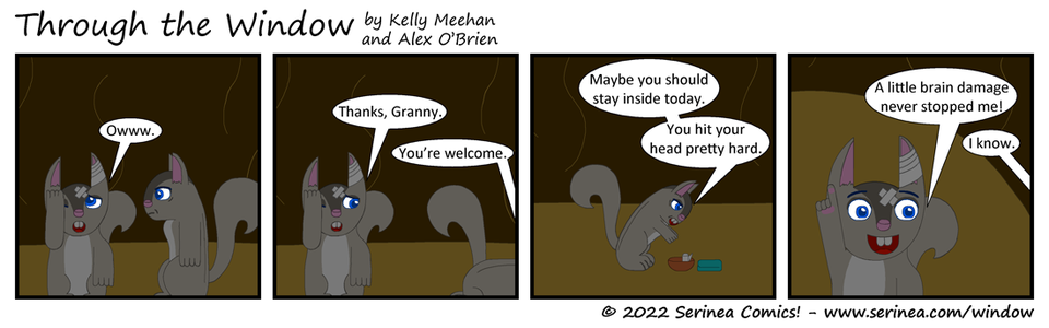 Page #370: "You hit your head pretty hard." (Doctor Visit)