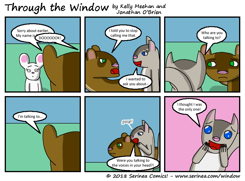 Page #18: "Who are you talking to?" (A Strong Note)