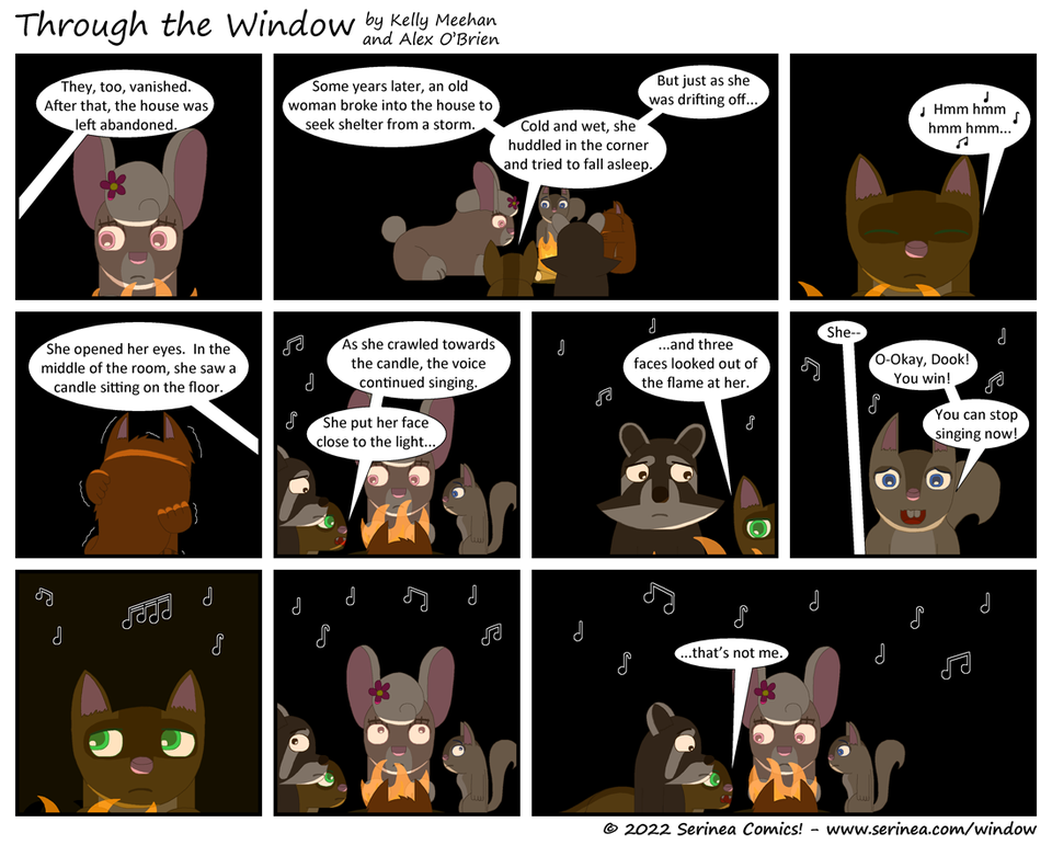 Page #387: "...that's not me." (Chessie's Campfire Chronicles)
