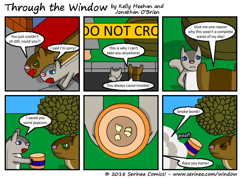Page #13: "I saved you some popcorn." (City Visit)