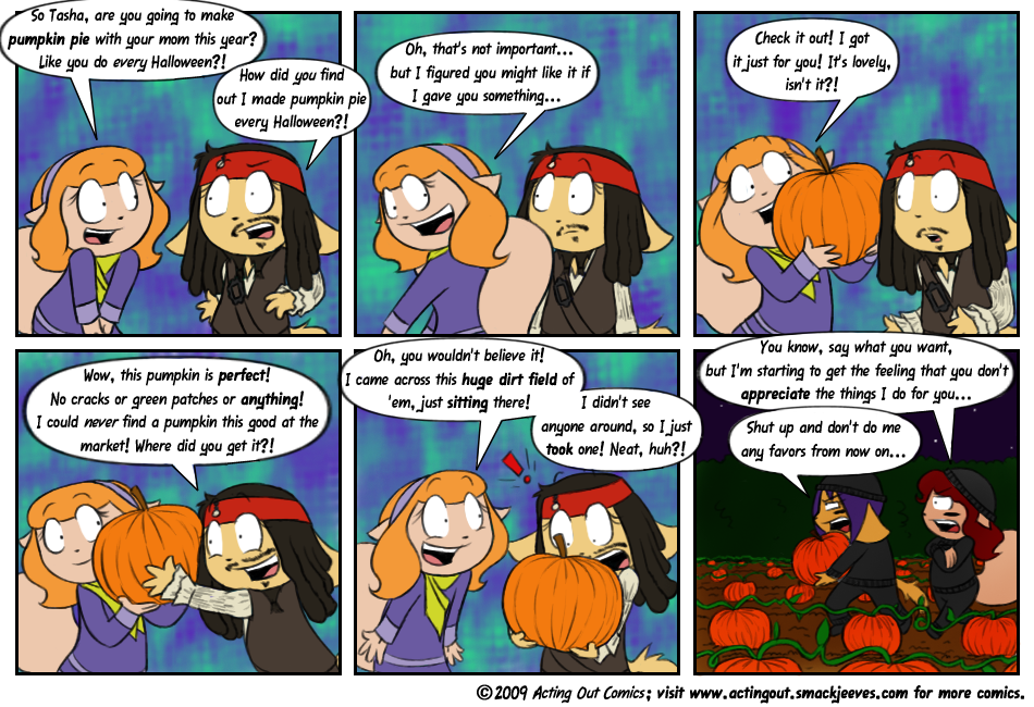 Acting Out #36: The Perfect Pumpkin