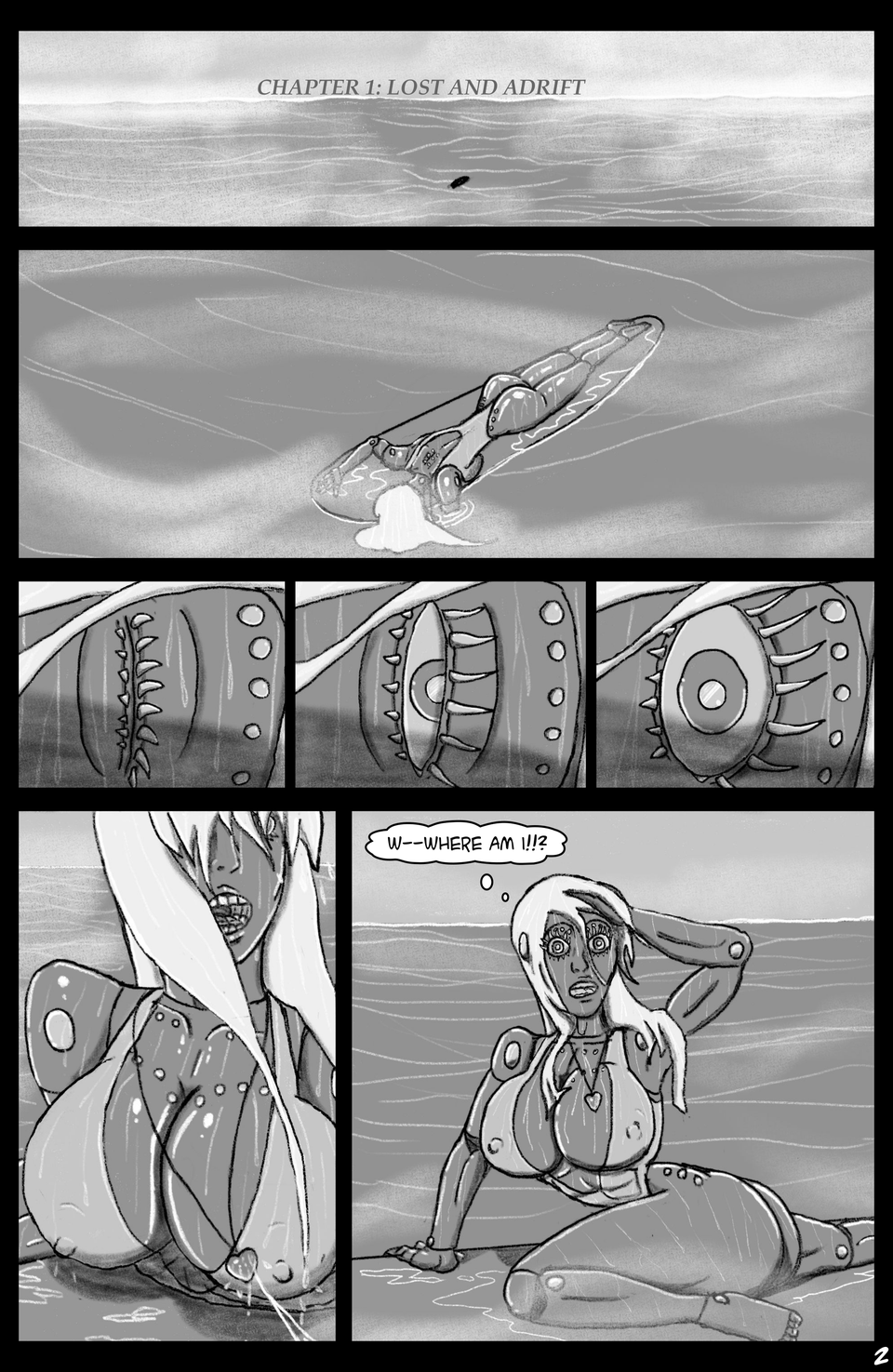 Issue #1 page 2 - Chapter 1: Lost and Adrift