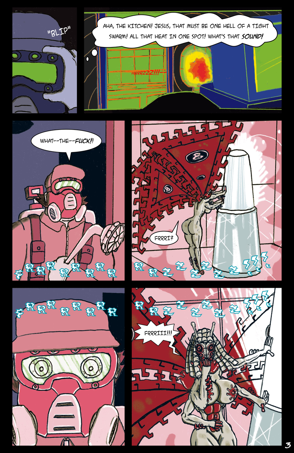 Issue #1 page 3: Enter Bloothra