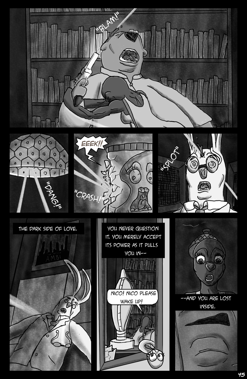 Spark in the Deep: Page 45 - The villain is dead! But what about Nico?