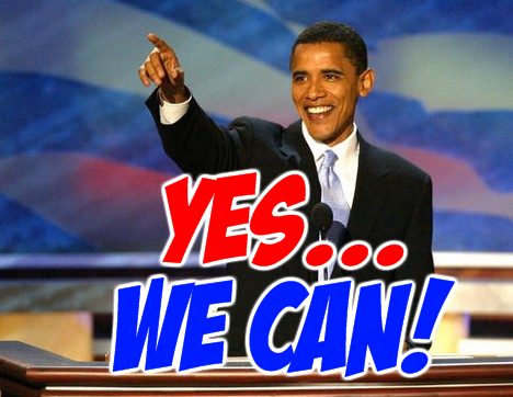 Three Words - Yes We Can!