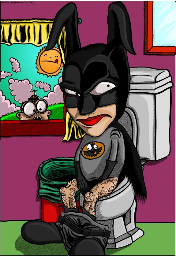 Batman Takes a Dump.
