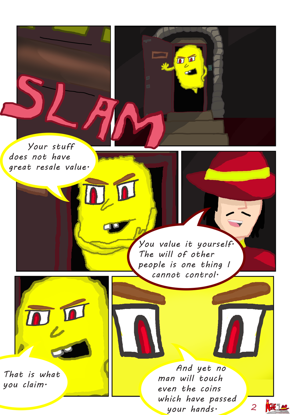 Ashes - The Coins Which Have Passed Your Hands - Comic #2
