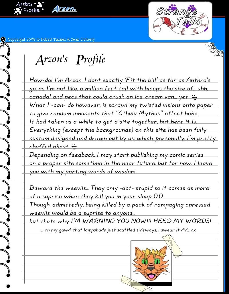 Artists Profile - Arzon
