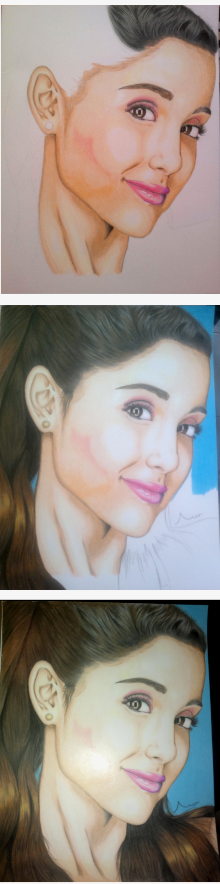 Ariana Grande - Colored pencil