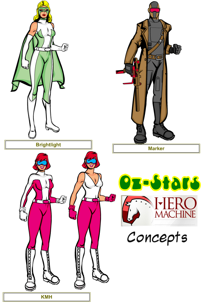 Oz Stars Hero Machine concepts