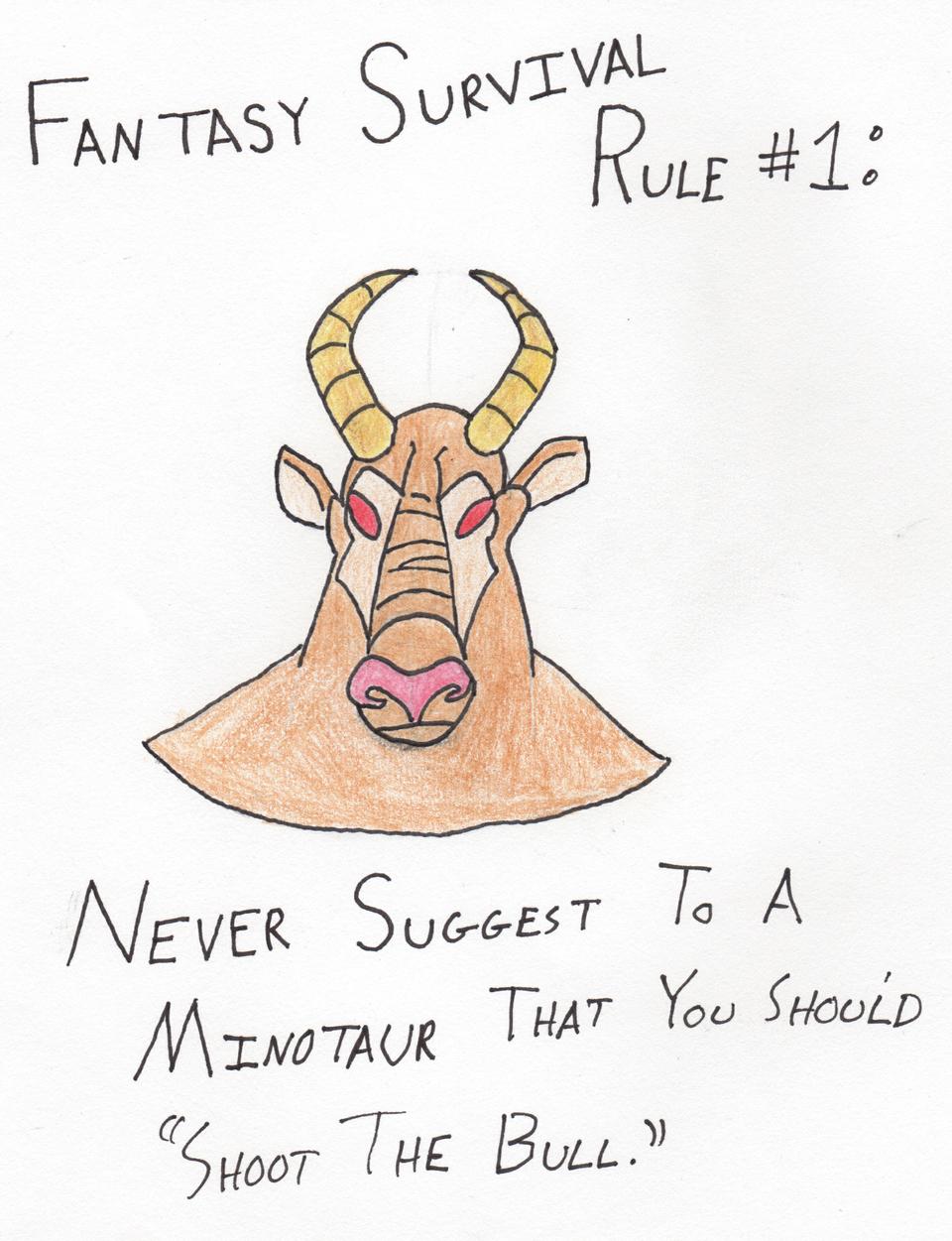 FILLER! Minotaur Poster