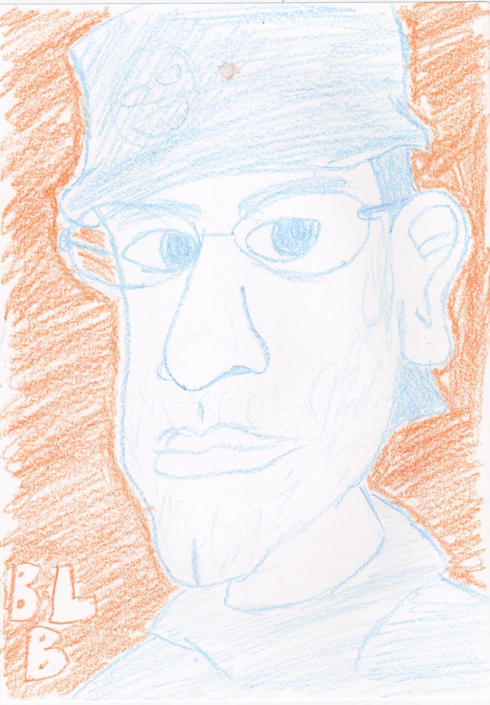 FILLER! Crayon Self-Portait