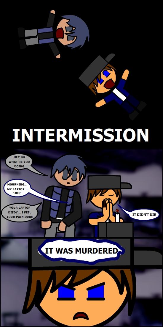 Comic Intermission Laptop 1