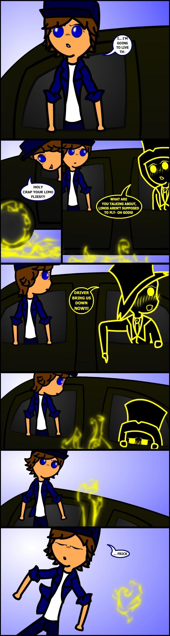Comic 163 Flying Limo