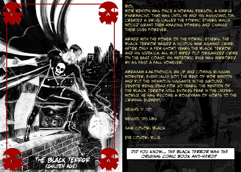 Bio Card 2- Golden Age Black Terror