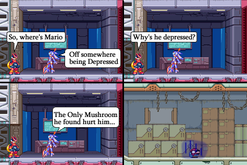 Jedi Time - Depressed Mario