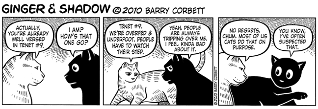 Tenet #9 - Watch where you step.