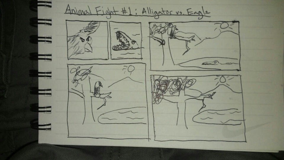 Alligator vs Eagle