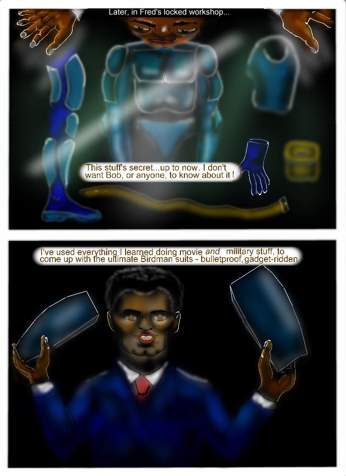 Fred's back room...