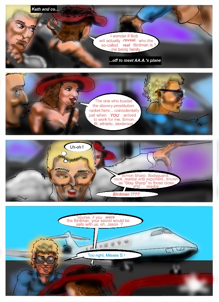Off to meet the plane