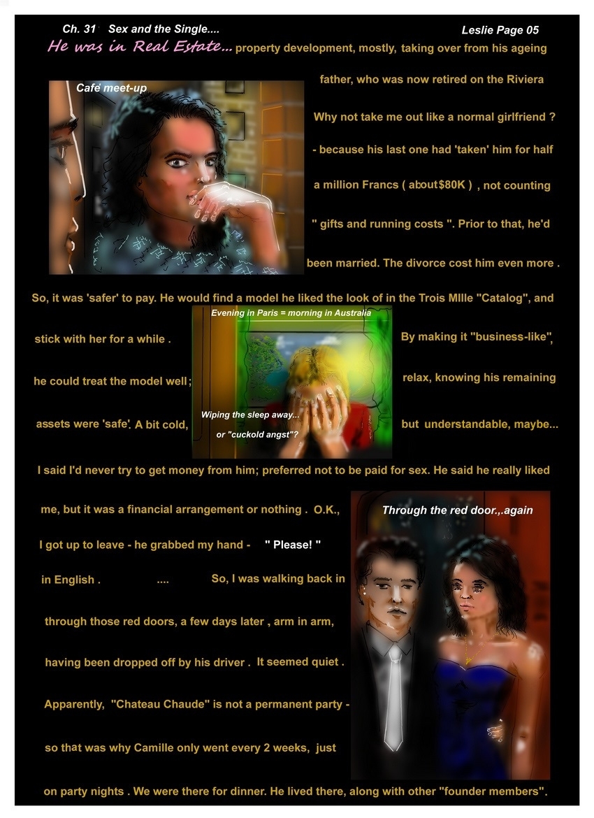Ch. 31  Sex and  The Single...Intersex   Leslie P 05 Through the Red Door, again