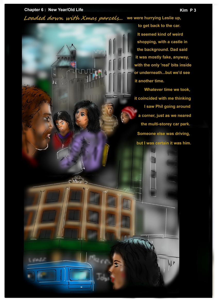 CH 6 : New Year...     P 3   loaded down with parcels
