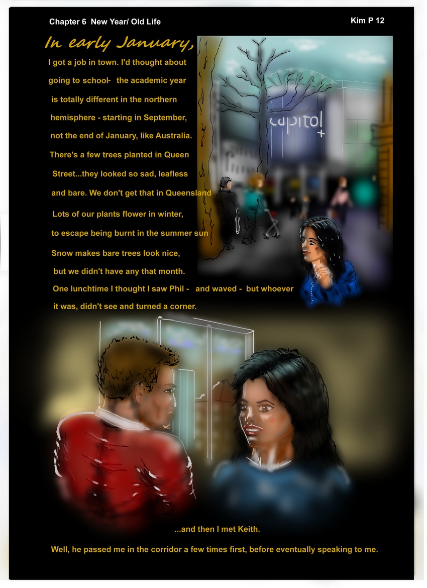 Ch 6 : NY/OL P12   Kim - I got a job in town