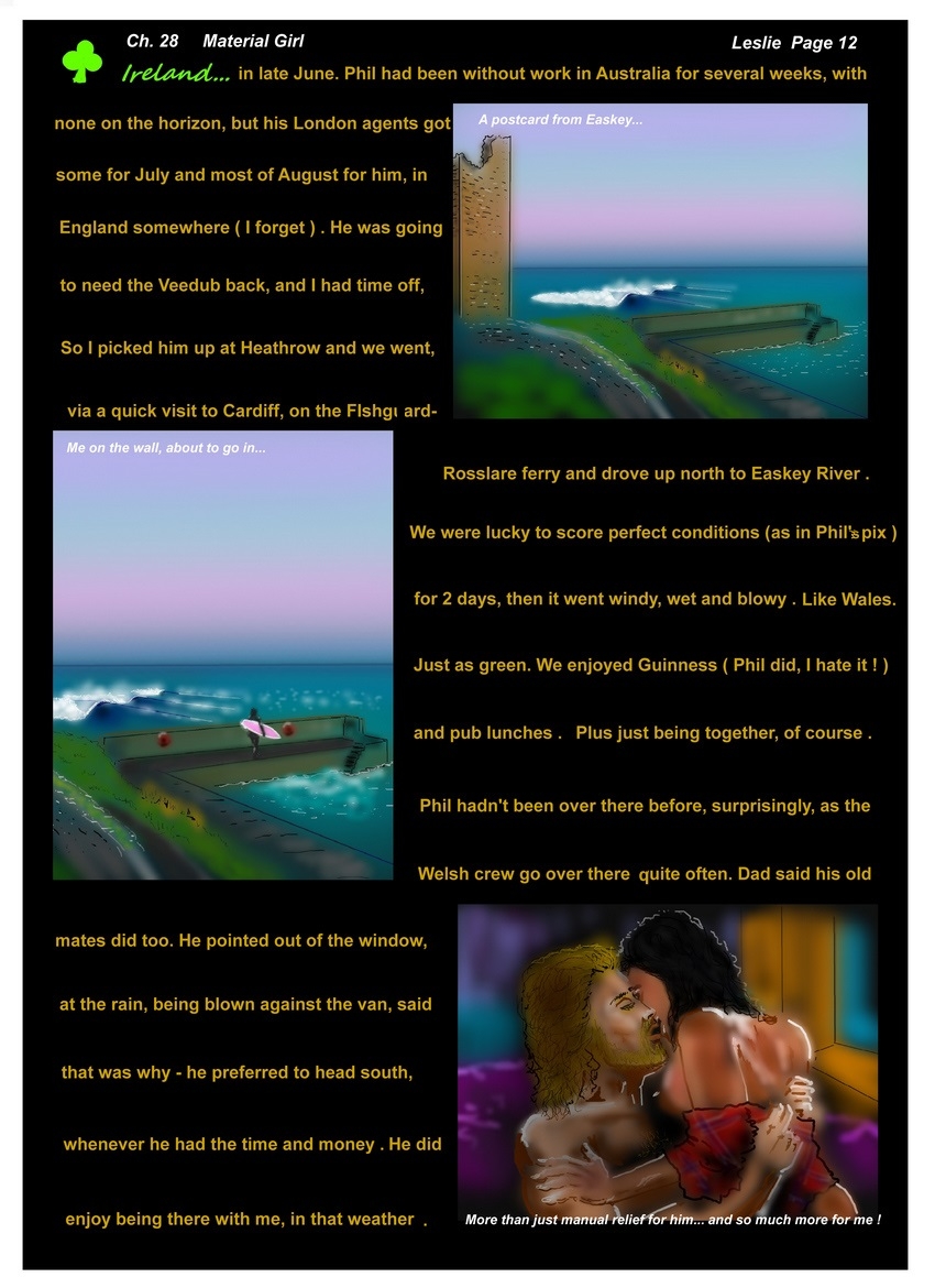 Ch. 28  Material Girl    Page 12 with Leslie     Ireland