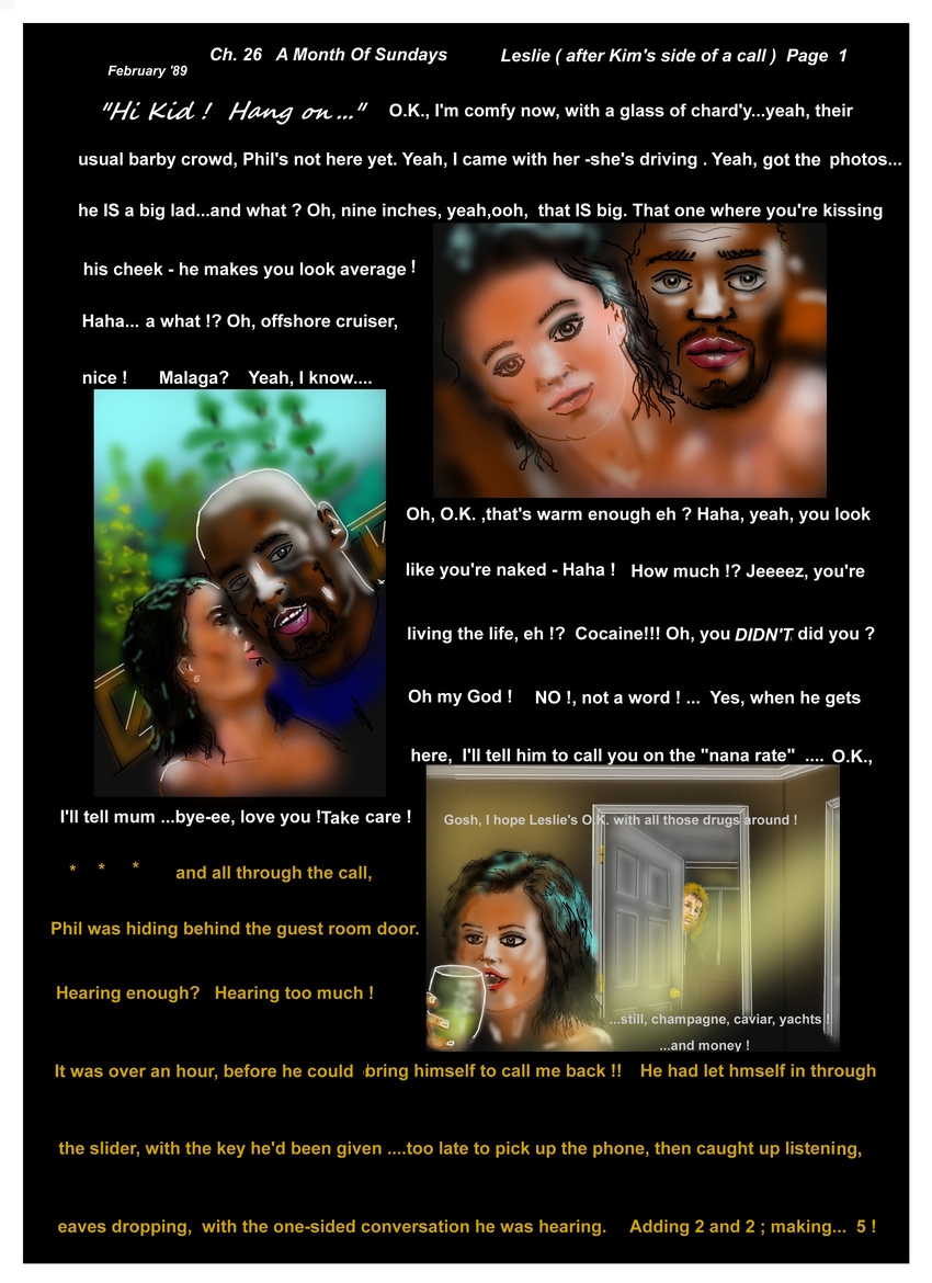 Ch.26  A Month of Sundays    Leslie P 1   9 inches !