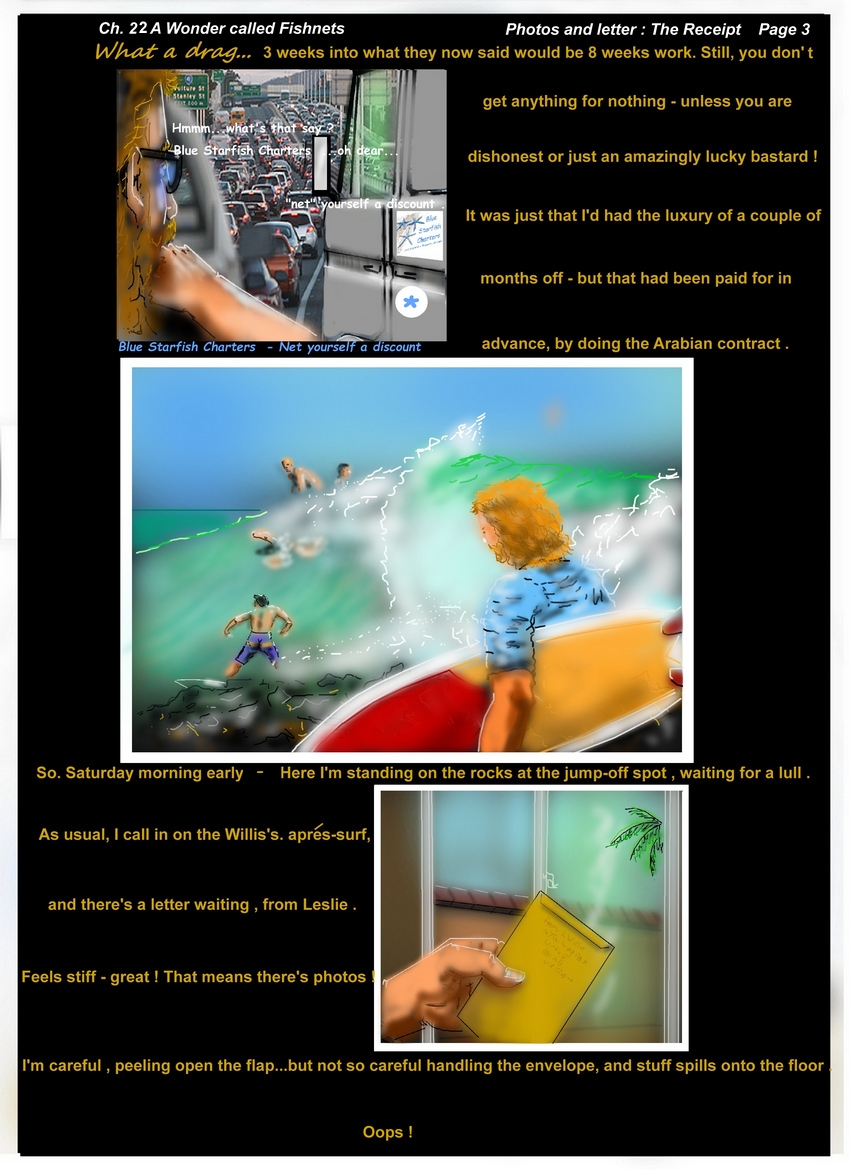 Ch. 22  A Wonder called Fishnets  page 3  the letter arrives