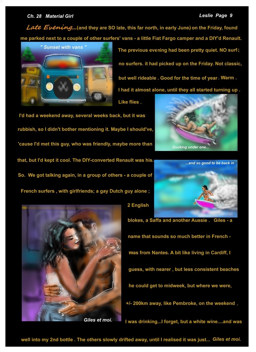 Ch. 28  Material Girl    Page 09 with Leslie    Long June evenings   