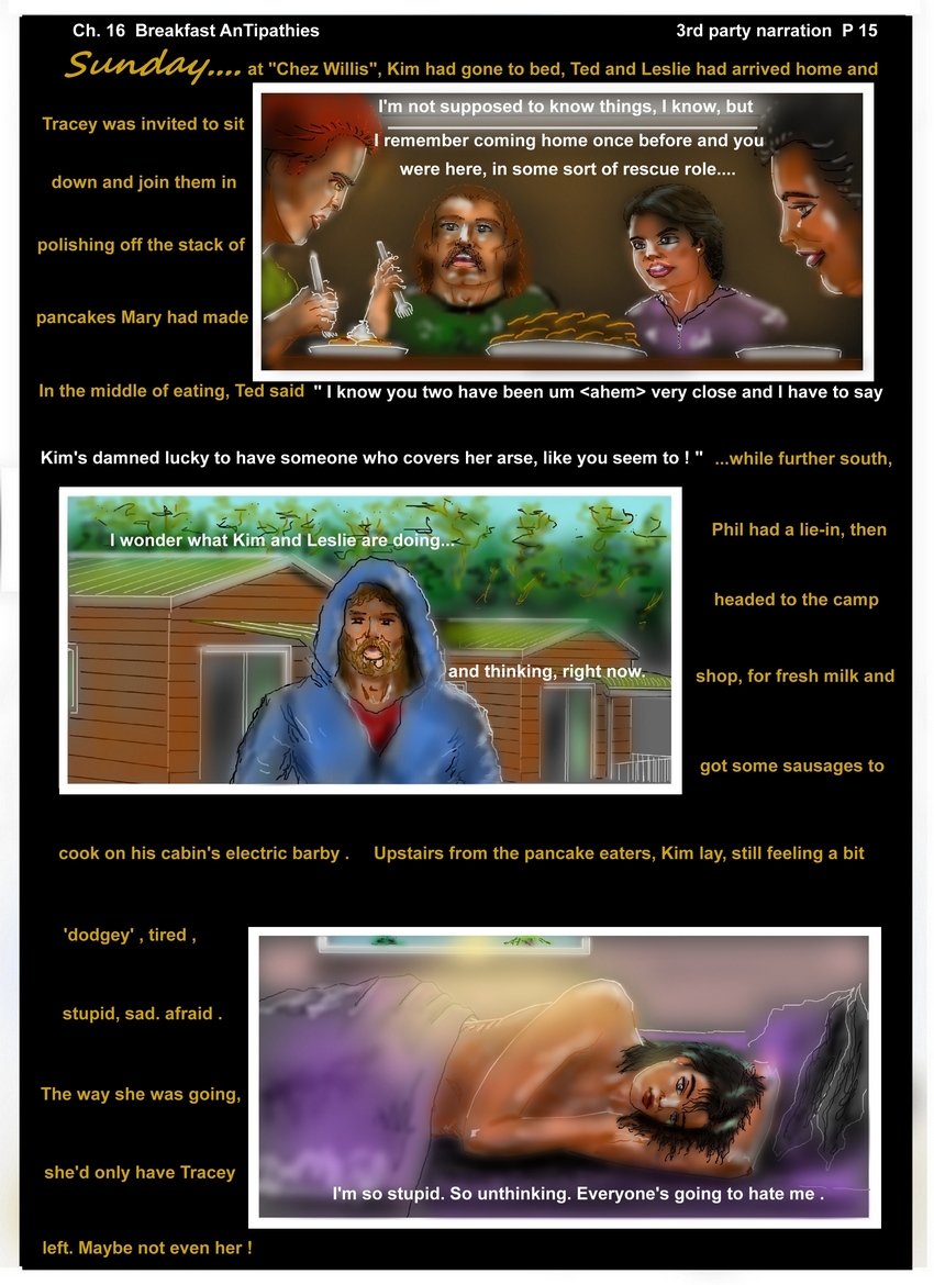 Ch. 16 Breakfast Antipathies P 15 Pancakes with Tracey