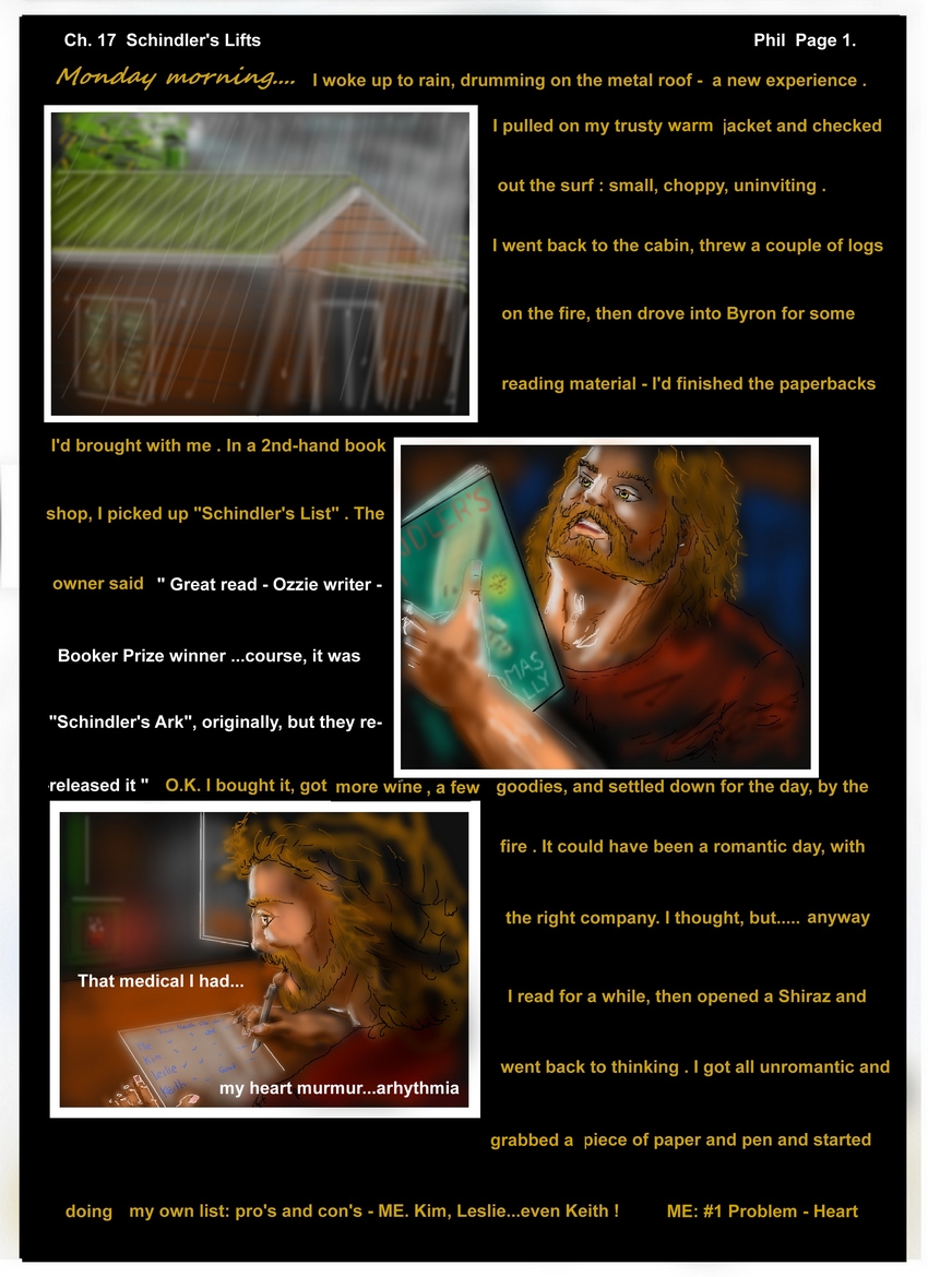 Ch. 17  Schindler's Lifts  P 1  Phil    Rain in Byron Bay