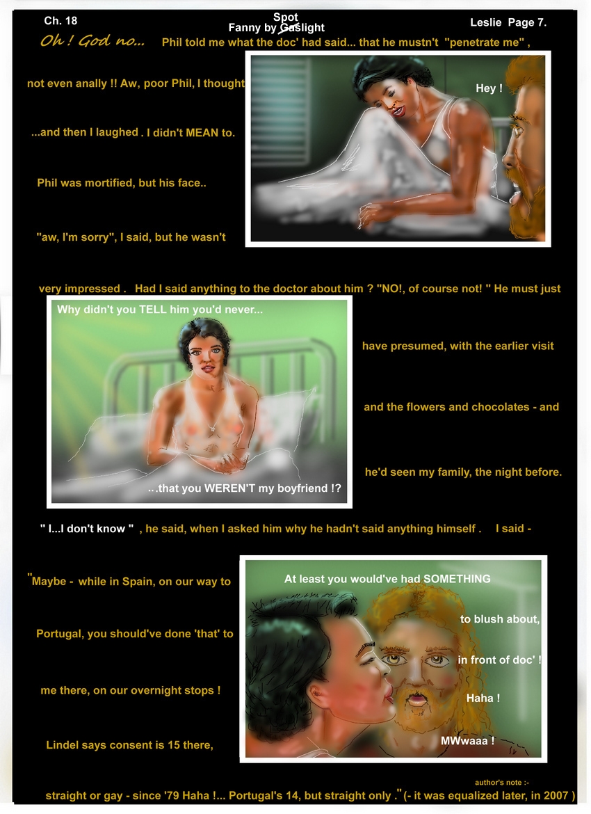 Ch. 18  Fanny by Gaslight  Leslie P 7  He told me what the Doc' had said