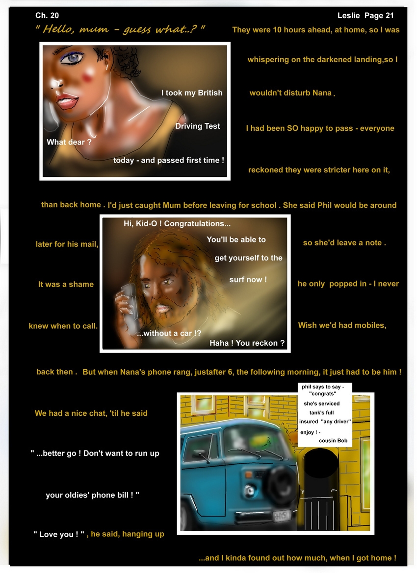 Ch. 20  "Come September..."   Leslie page 21 Hello - guess what !?