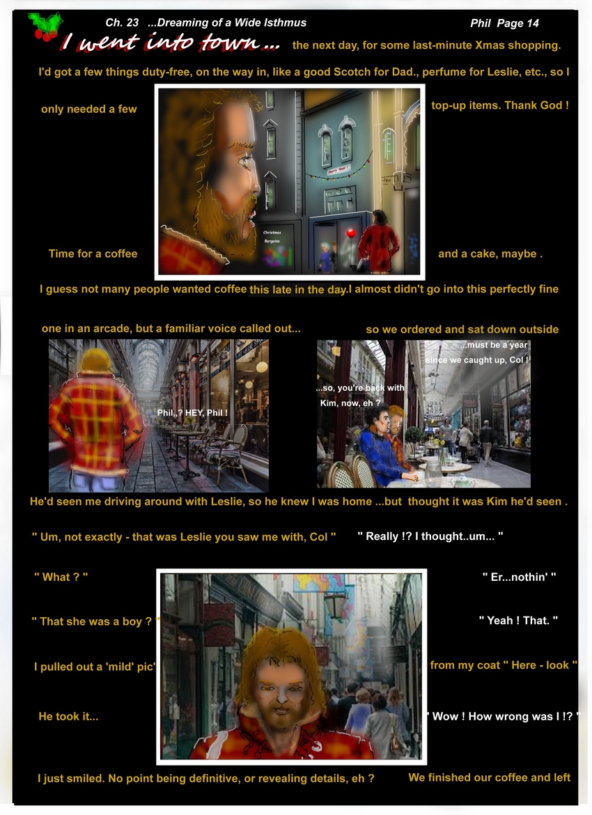 Ch. 23  ...Dreaming of a Wide Isthmus Phil P 14  a bit of Xmas shopping