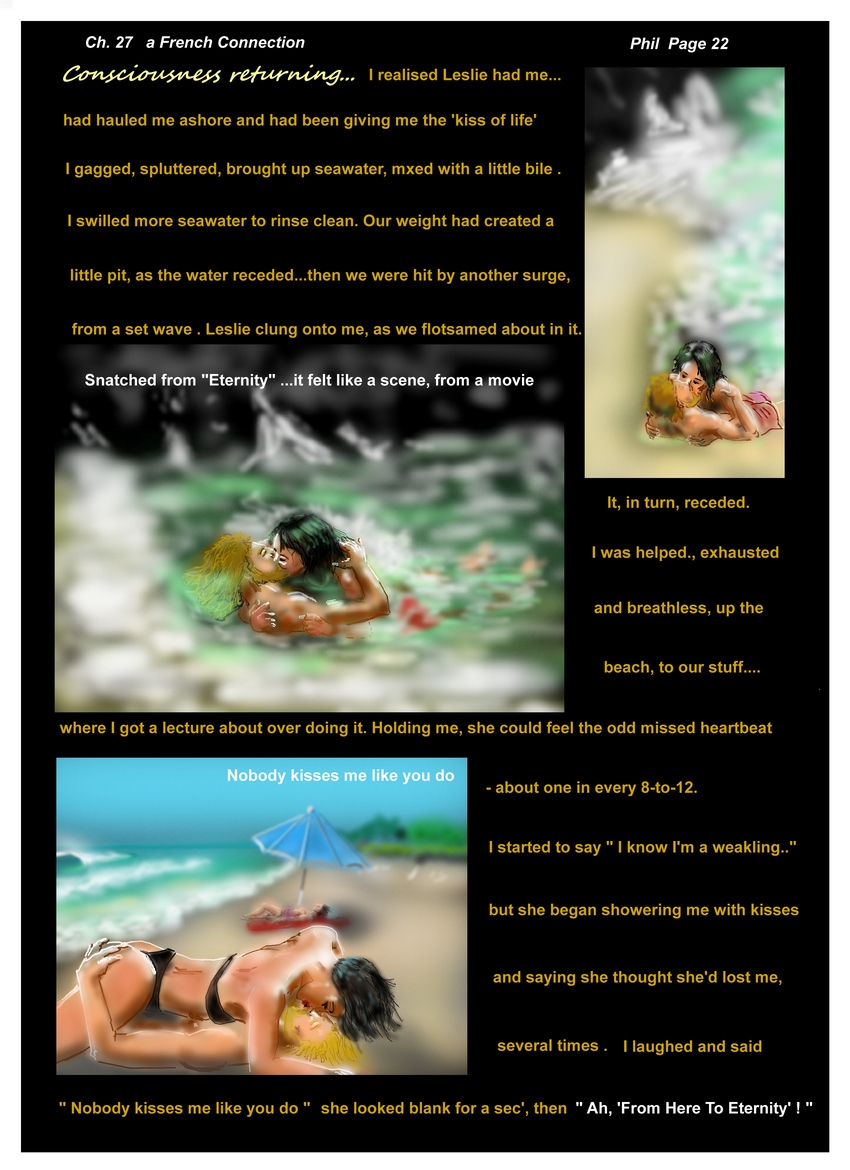 Ch. 27  A French Connection   Page 22 with Phil       Snatched from eternity