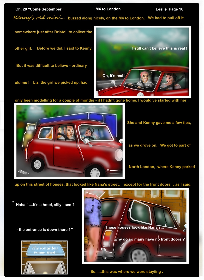 Ch. 20  "Come September..."   M4 to London    Leslie P 16