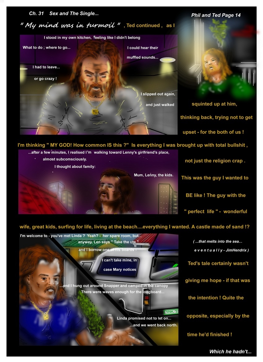 Ch. 31  Sex and  The Single...Intersex   Phil  P 14 "..mind was in turmoil "