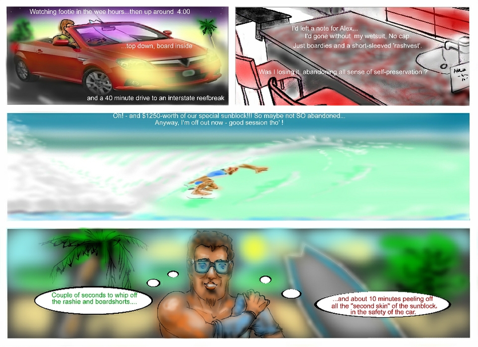 Dawn surf...sunblock xtra