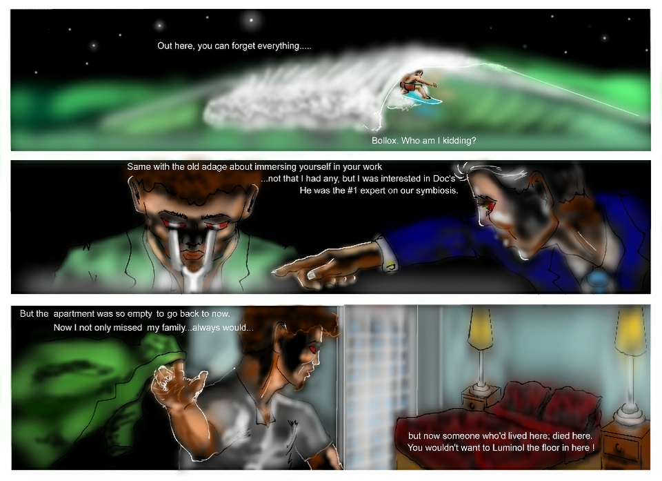 You can forget everything out here...