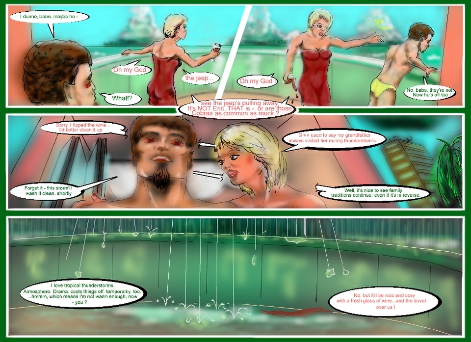 Thunder, lightning....