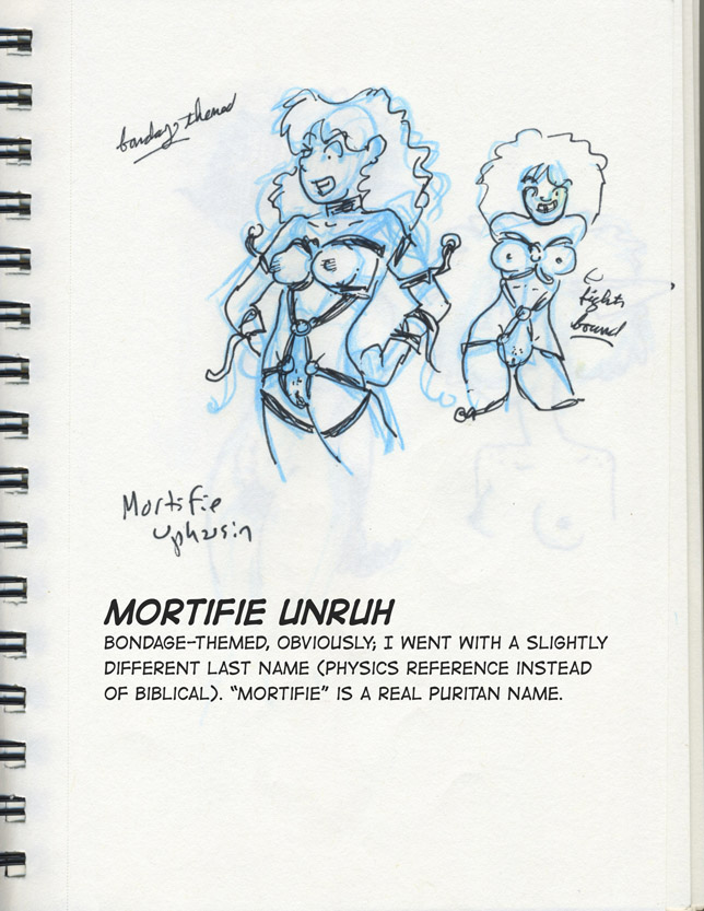 Team Warlock's Thesis character development sketches 01