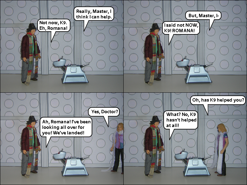 The Fourth Doctor's Talking Crotch Has No Time For K9