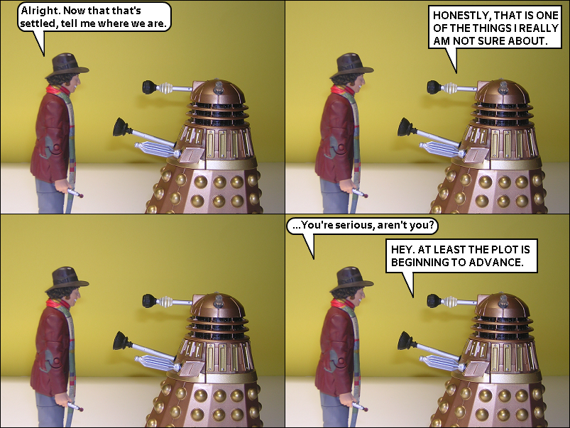 Daleks Have No Concept of the Fourth Wall