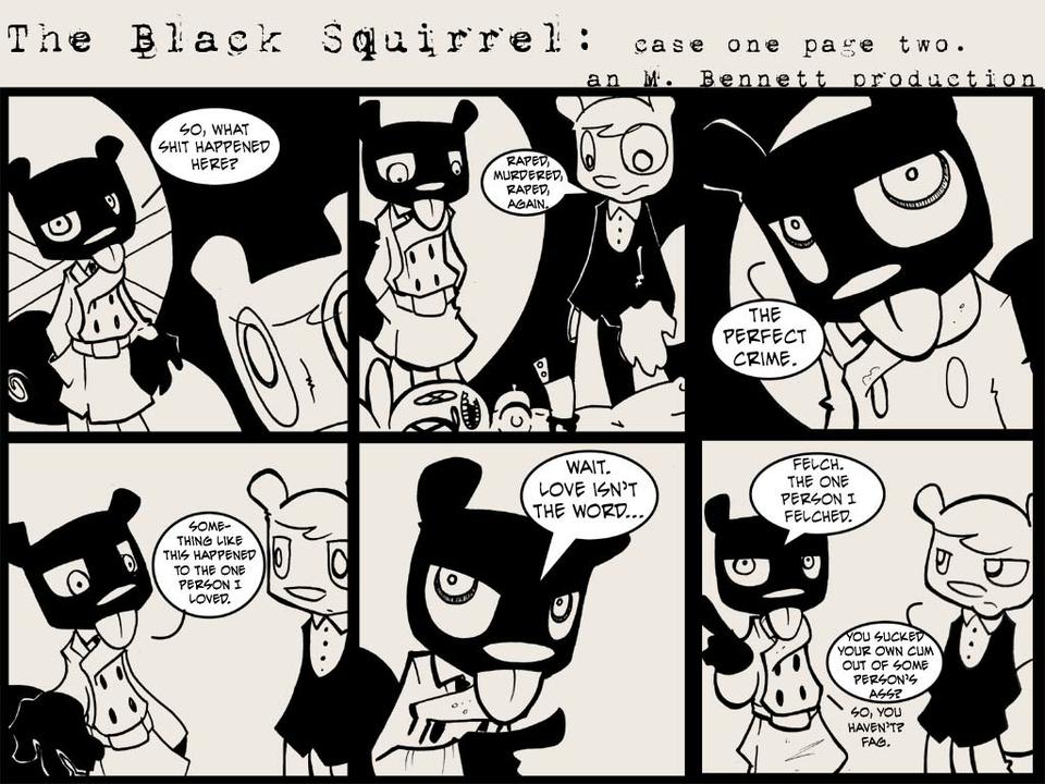 Black Squirrel : Case one Page two