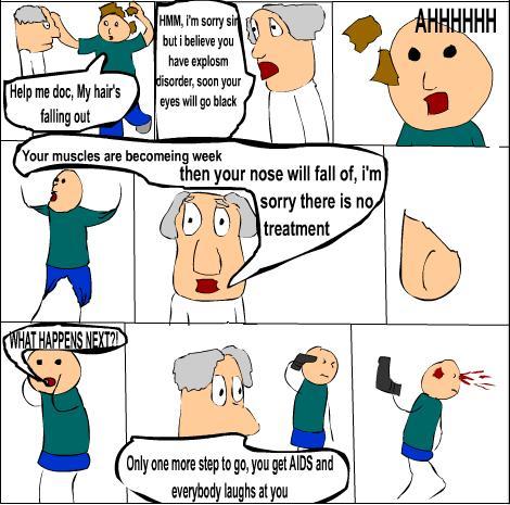 explosm sydrome This is the worst comic I've ever made and you should just skip it